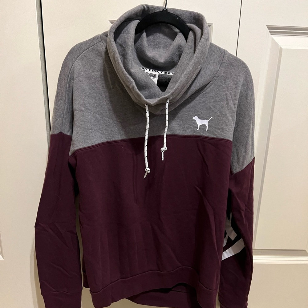 Victoria’s Secret PINK Cowl-Neck Sweatshirt